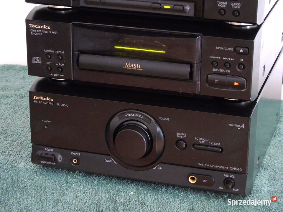 Wieża Technics SE CH540 STCH540 SLCH570 sprawny Jasło