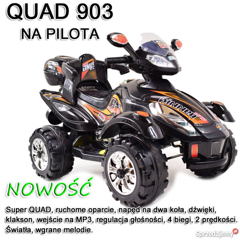 QUAD WINNER 4 BIEGI2 SILNIKI STRONG 2PILOT PB903 kujawsko-pomorskie Toruń