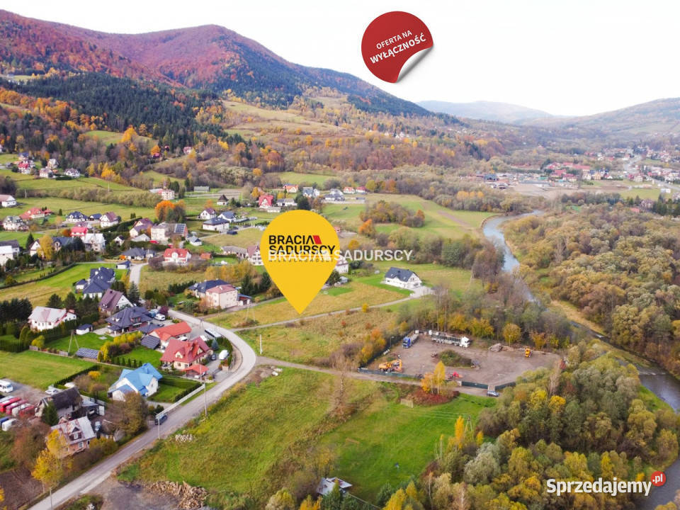 sprzedaży działki 2000m2 Mszana Dolna Stawowa