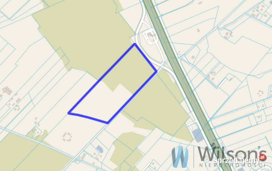 Działka Śródborze 128499 metrów