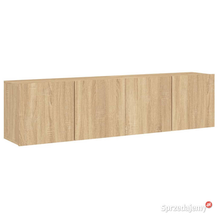 Ścienne szafki TV 2 dąb sonoma 80x30x41 WM836957 Warszawa