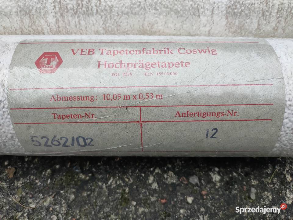 Tapety z PRL nieużywane w folii DDR Coswig Kościan sprzedam