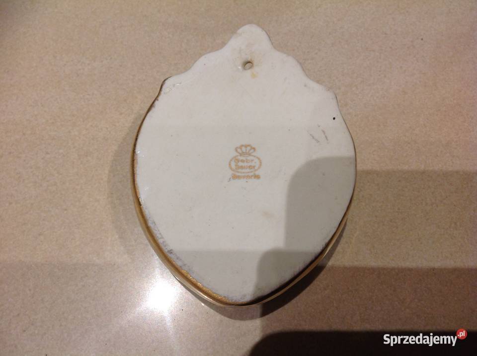 Porcelanowa Kropielnica STARA sygnowana Nowa Sól