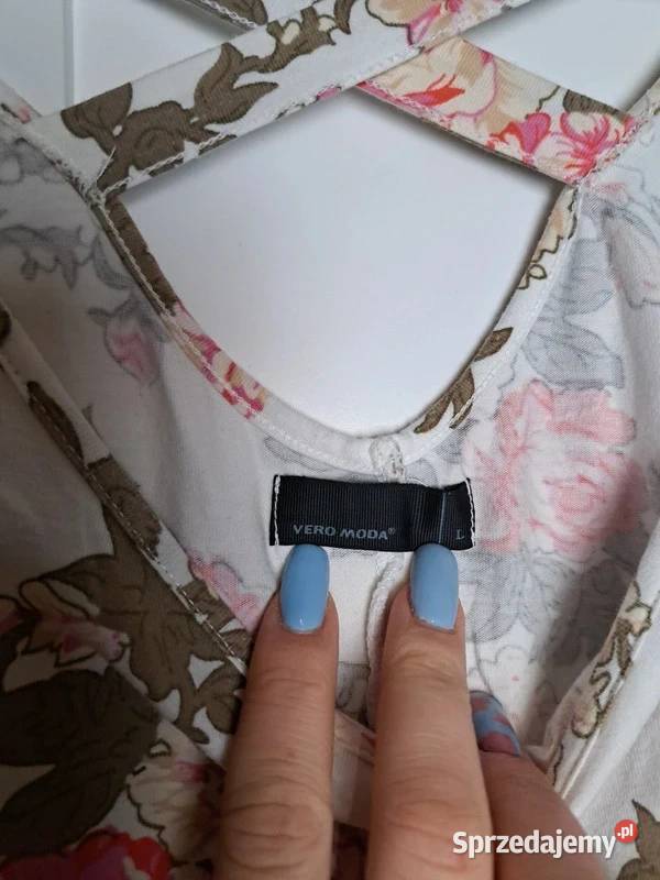Lekka sukienka z kwiatowym motywem Vero Moda L Rozmiar 40(L)