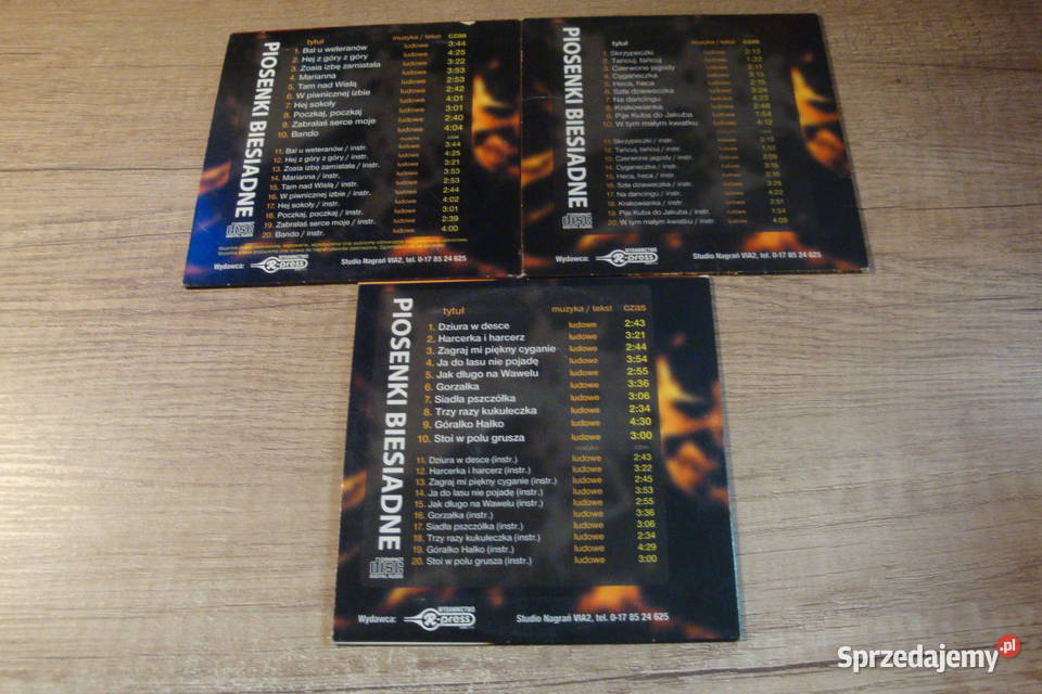 Piosenki Bieśiacne 3CD Gdynia