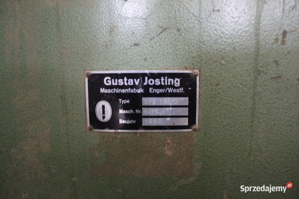 Gilotyna do forniru JOSTING OFS 1300 Karpniki