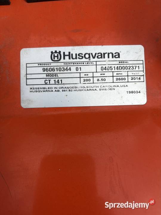 Traktorek husqvarna cth 141 w stanie Rzeszów