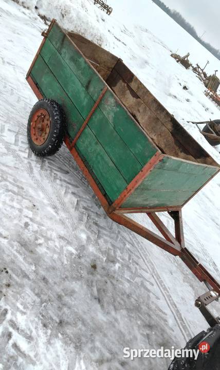 Dwukółka klatka kołówka przyczepa rozrzutnik nieuszkodzony Biłgoraj