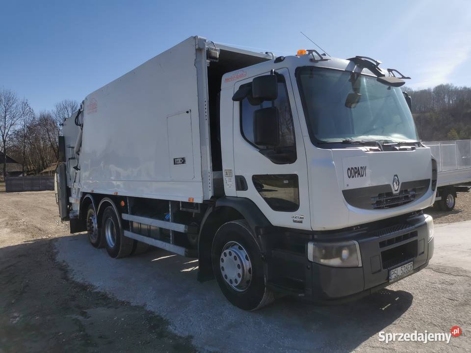 Renault Premium 320 DXi Euro5 śmieciarka 3osiowa Książ Wielki
