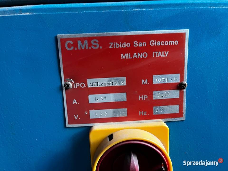 PROMOCJA Szlifierka CMS Semiautomatica małopolskie