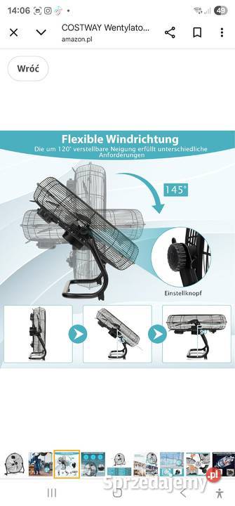 Costway es10269de wentylator Instalacje Zgierz