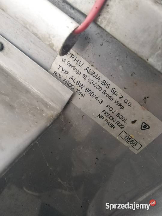 Schładzalnik zbiornik na mleko 800l Pozostałe sprzedam