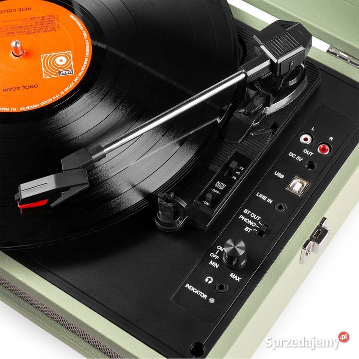 Gramofon z wbudowanymi głośnikami Bluetooth w Poznań