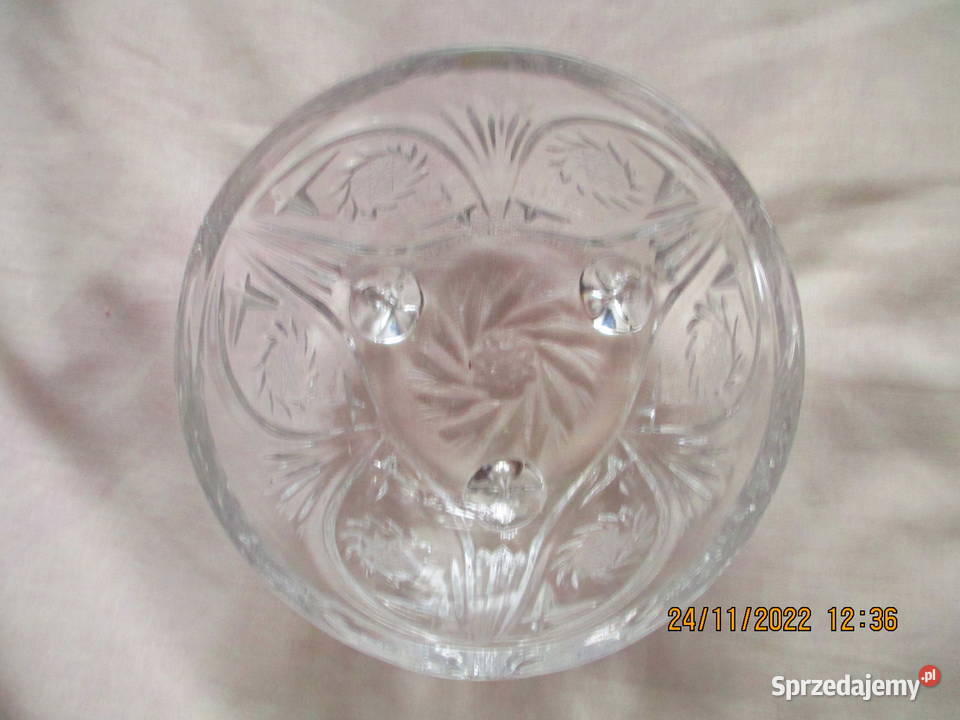 kryształowa bombonierka na 3 nózkach Warszawa