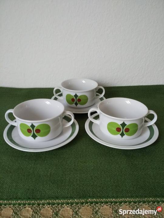 Miseczki flaczarki porcelana Desing małopolskie Ropa