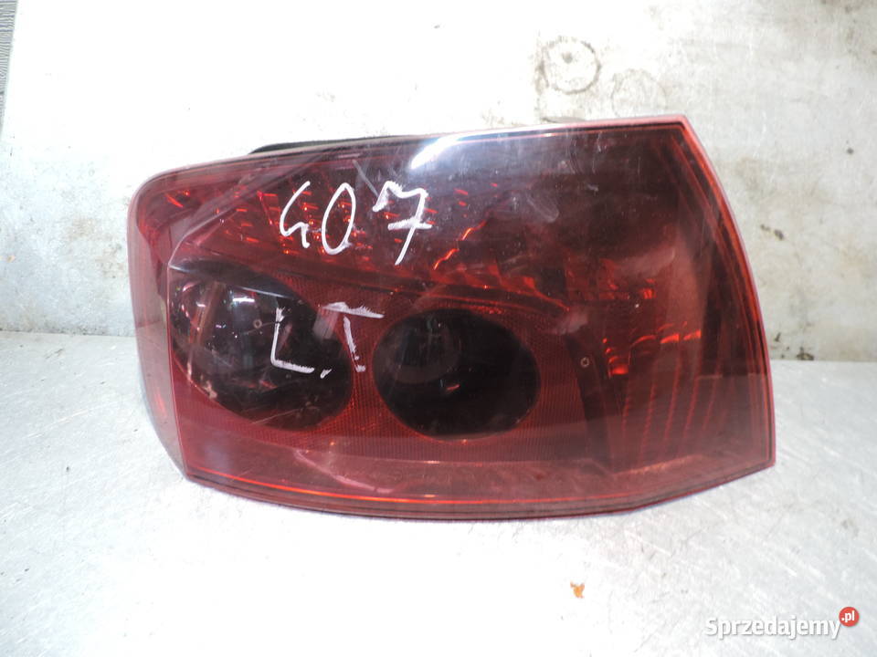 PEUGEOT 407 FL SEDAN LAMPA LEWA TYLNA małopolskie Nowy Sącz sprzedam