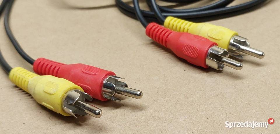 KABEL PRZEDŁUŻACZ 2X RCA NA 2X RCA CINCH MĘSKI Mielęcin