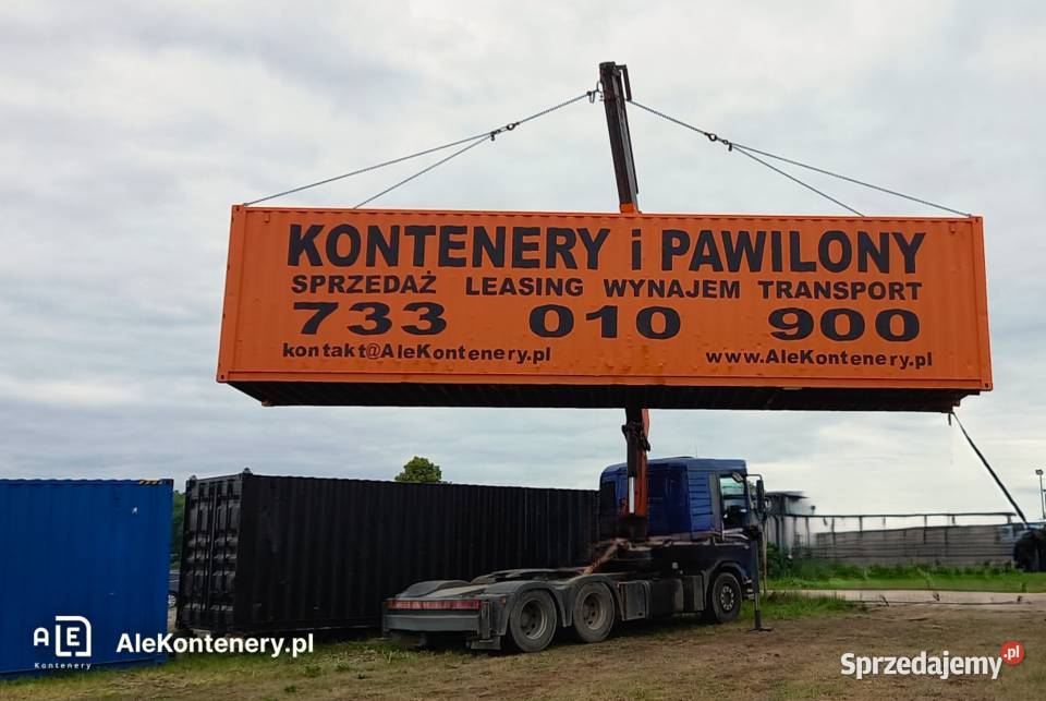 KONTENER MORSKI 20 DV w Super 6metrowy używany Bobolice