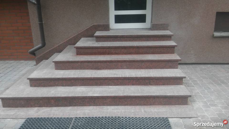 Schody granitowe wewnętrzne i zewnętrzne Września sprzedam