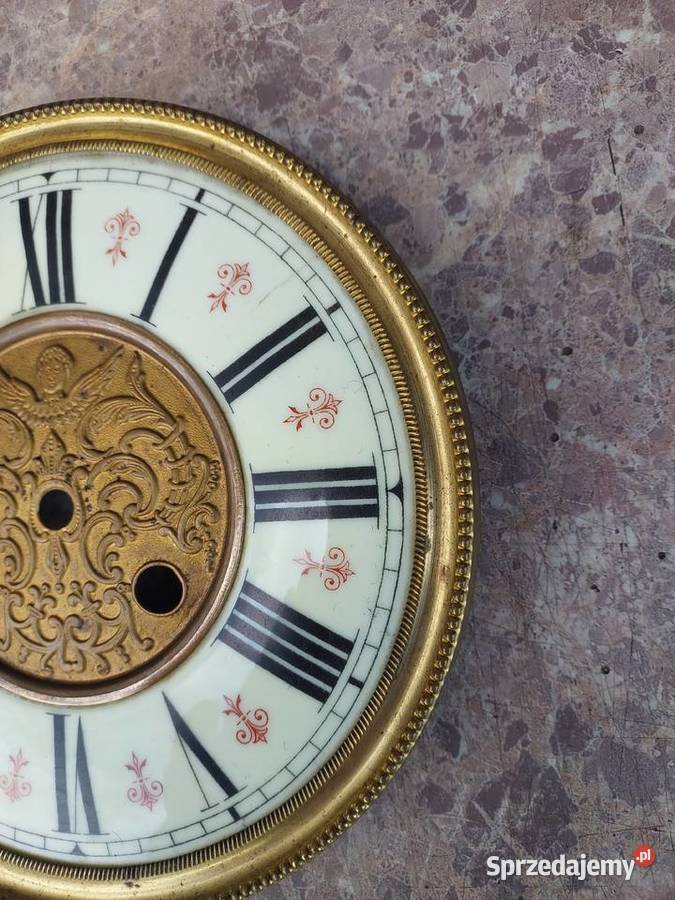 786 Tarcza zegara Kienzle tzw porcelanka ecru Antyki Tczew