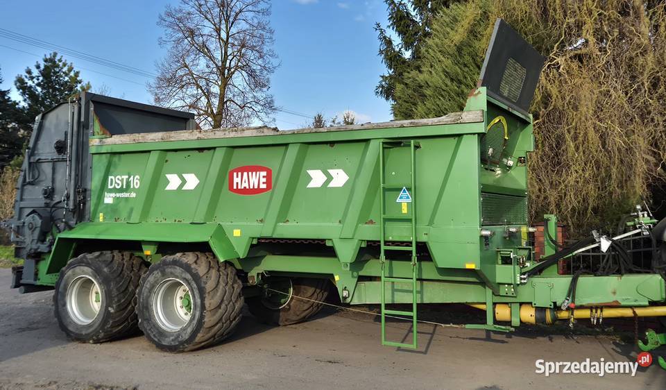 Rozrzutnik Obornika Wapna HAWE DST 160 z Niemiec