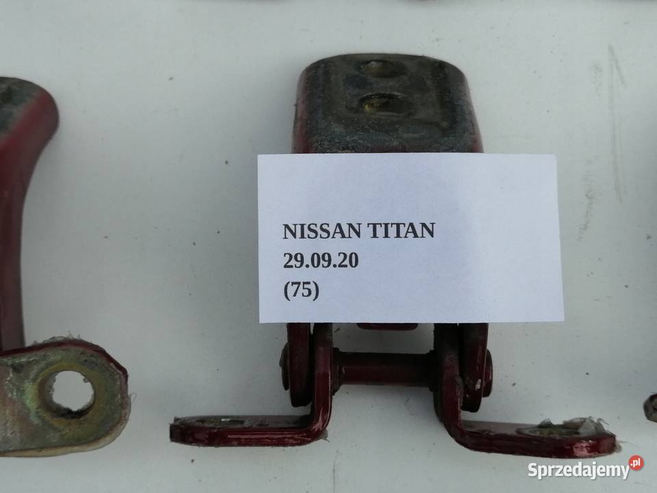 ZATRZASKI ZAWIASY DRZWI NISSAN TITAN ARMADA wielkopolskie Nowy Tomyśl
