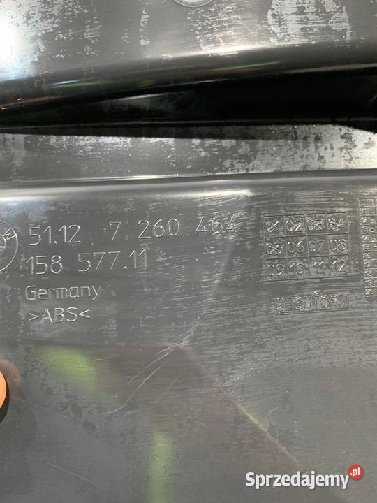 BMW F31 MOCOWANIE ŚLIZG ZDERZAKA PRAWY TYŁ TYLNY osobowe