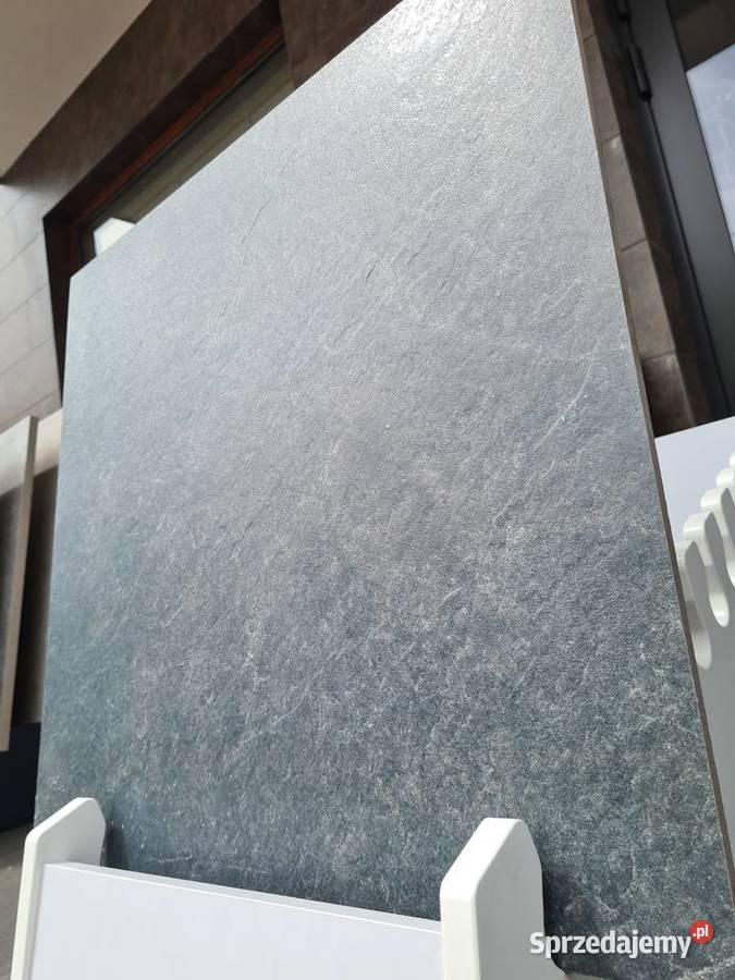 PŁYTKA GRES SLATE ANTRACITE SUGAR PÓŁPOLER 60X60 Płytki podłogowe Dom i Ogród