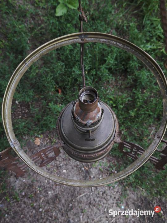 Gebruder Brunner Wiedeń Wisząca Lampa Naftowa mazowieckie Warszawa