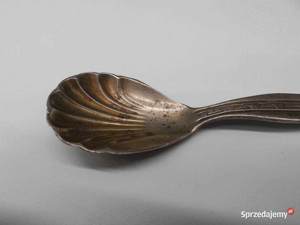 Posrebrzana łyżeczka do cukru Raszków