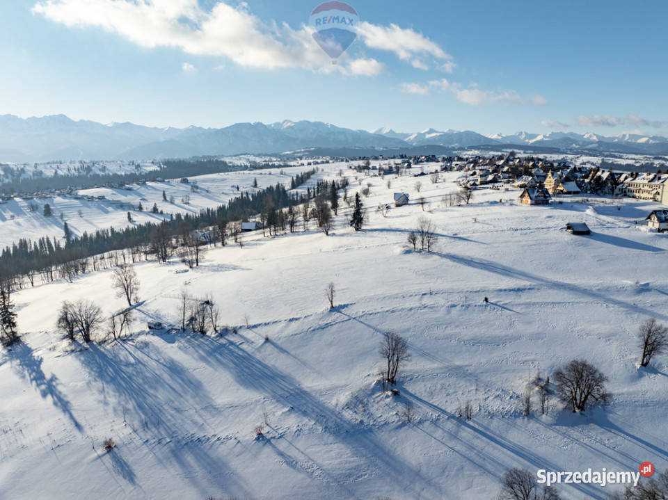 Sierockie Działka z widokiem na Tatry