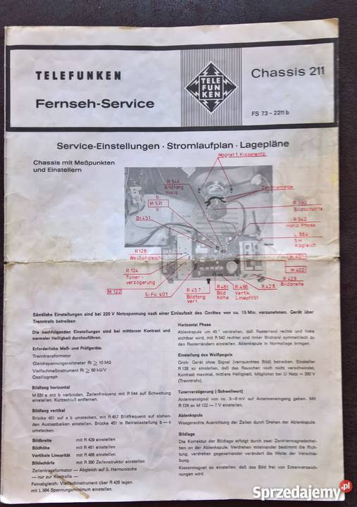 Instrukcja Serwisowa NRD Telefunken Wrocław