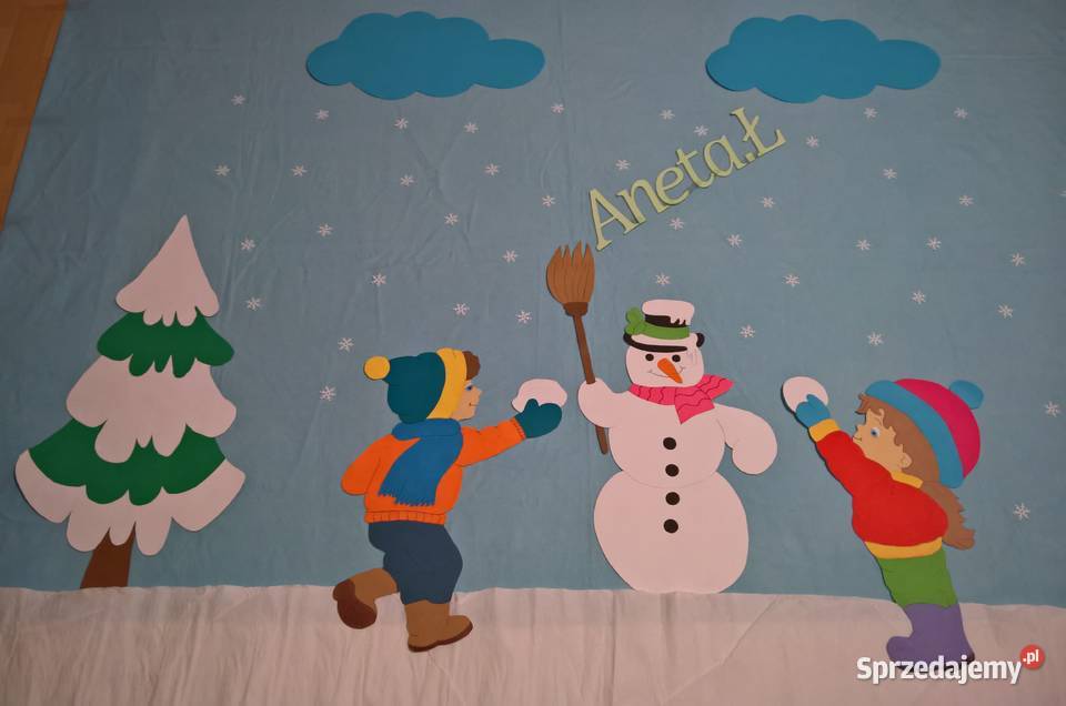 Dekoracje zimowe z brystolu 504102 444 Garwolin