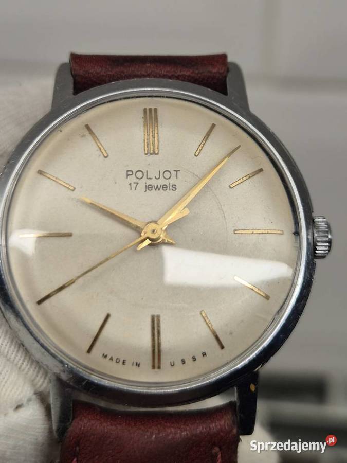 Klasyczny radziecki zegarek Poljot lata 60 XX śląskie