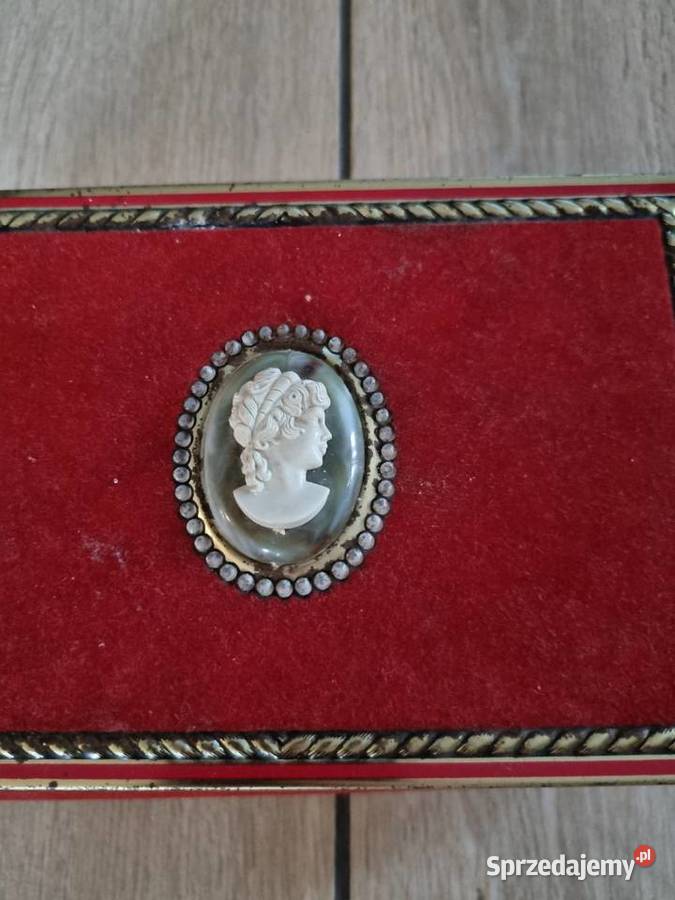 Szkatułka pudełko metalowe Angielskie Wola Podłężna