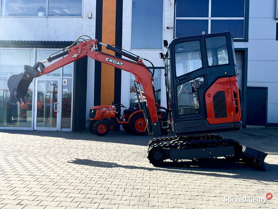 MINI KOPARKA Excat X20 S 2024 kabina NOWA ZULBiT Koparki Olsztyn