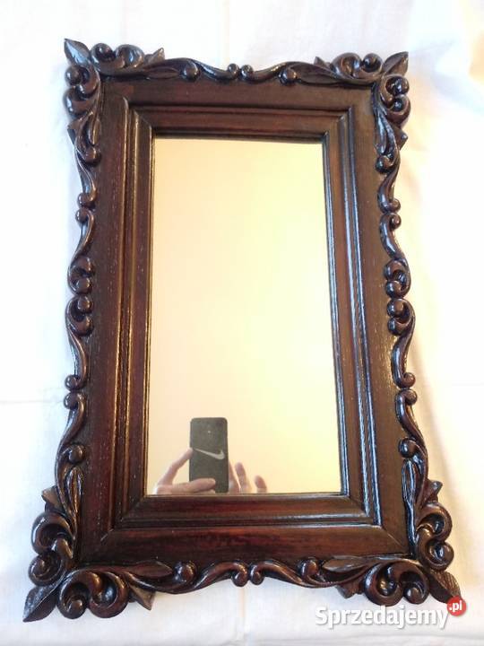 lustro rzeźbiona rama Piotrówek