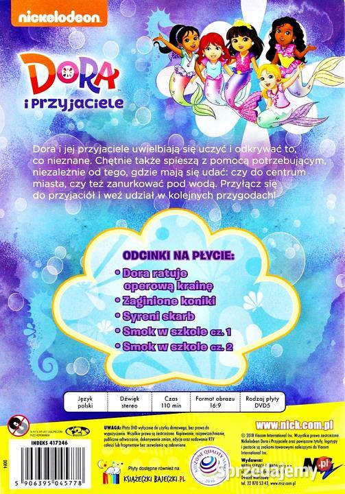 DORA I PRZYJACIELE SYRENI SKARB Kalisz