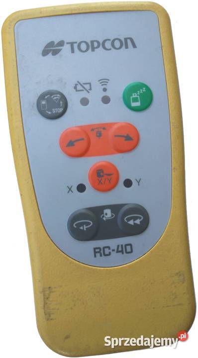 Pilot TOPCON RC40 do lasera RLVH4DR śląskie Szczerbice
