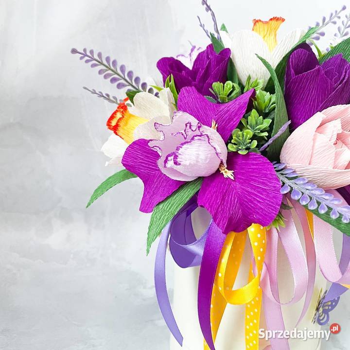 Flower box z bukietem wiosennym lubuskie Zielona Góra