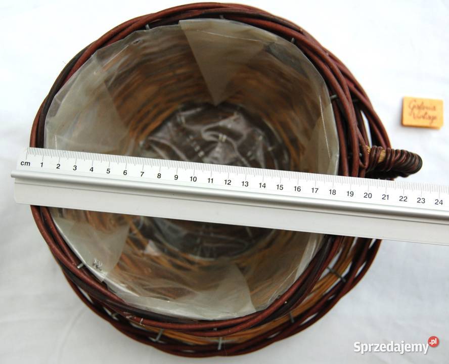 Filiżanka z wikliny osłonka wiklinowa pleciona Lublin