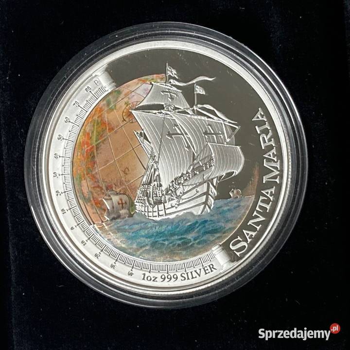 Srebrna moneta z serii Statki które zmieniły Warszawa