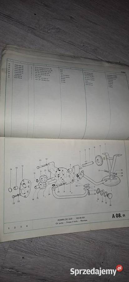 UTB Motor Engine Parts Catalogue Instrukcja