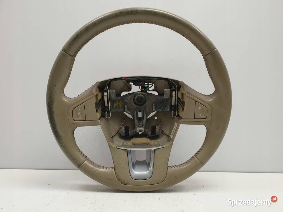 Renault Laguna III SKÓRZANA KIEROWNICA Skóra Rudka