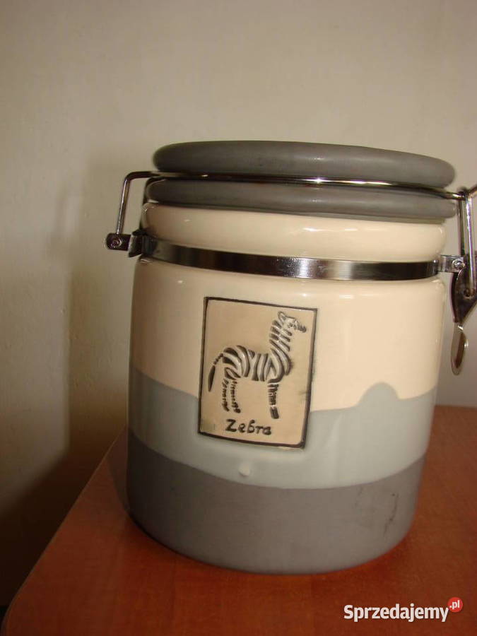 Florentine ceramiczny pojemnik z Zebrą Pruszcz Gdański