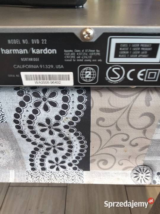 DVD HarmanKardon DVD 22 pilot DVD i Blu-ray