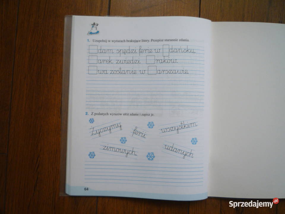 Zeszyt do kaligrafii 1 Świat ucznia Juka Szczecin