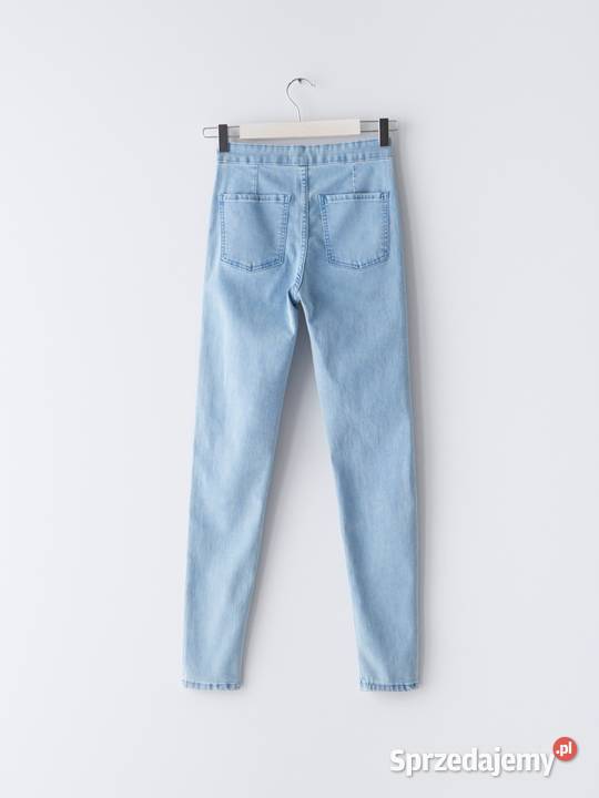 Jeansy skinny z wysokim stanem sinsay XV86450J36 Zamość