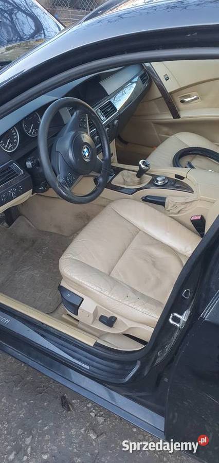 Bmw e60 30d manual kod lakieru black saphirre Rok produkcji 2004 Sieradz