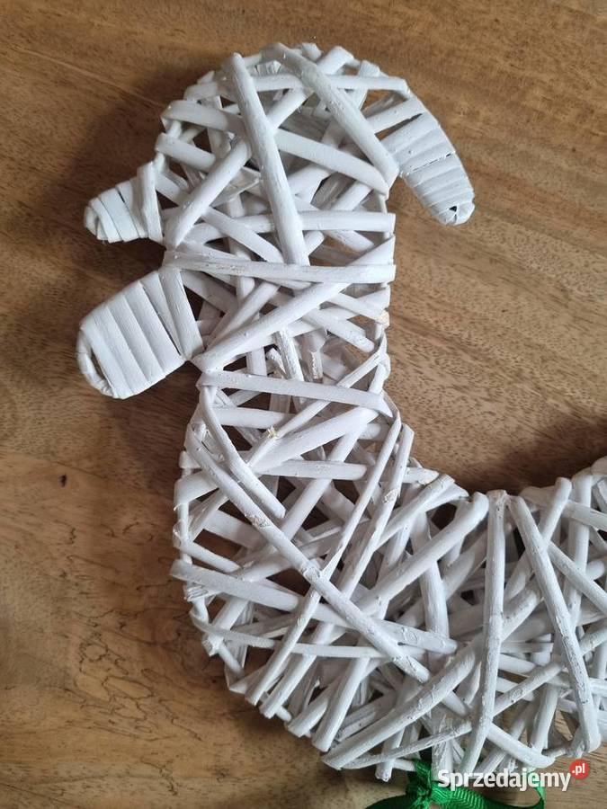 Wiklinowa kura Zawieszka biały Warszawa sprzedam